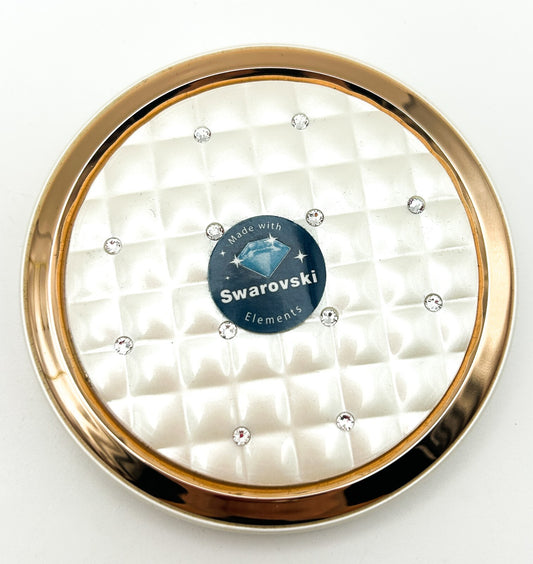 Swarovski Elements Jon Richard Crystal Compact Mirror in Original Box