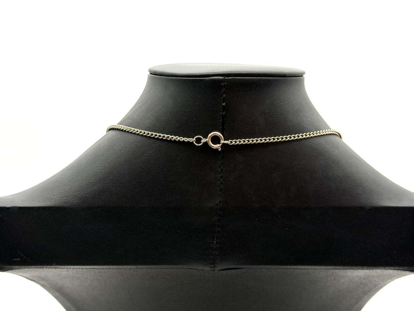 Natural Aventurine Pendant Necklace Green Crystal Stone Long Chain 24”