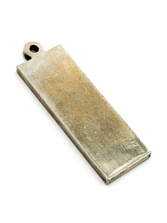 Vintage 1977 Queen Elizabeth II Silver Jubilee Ingot Pendant by A&E