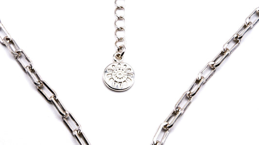 POM Tania Silver Plated Short Necklace – Double Heart Pendant