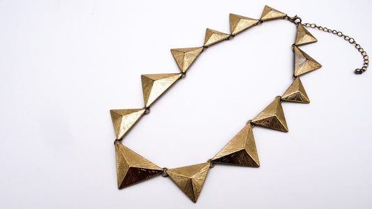 Articulated Pyramid Necklace