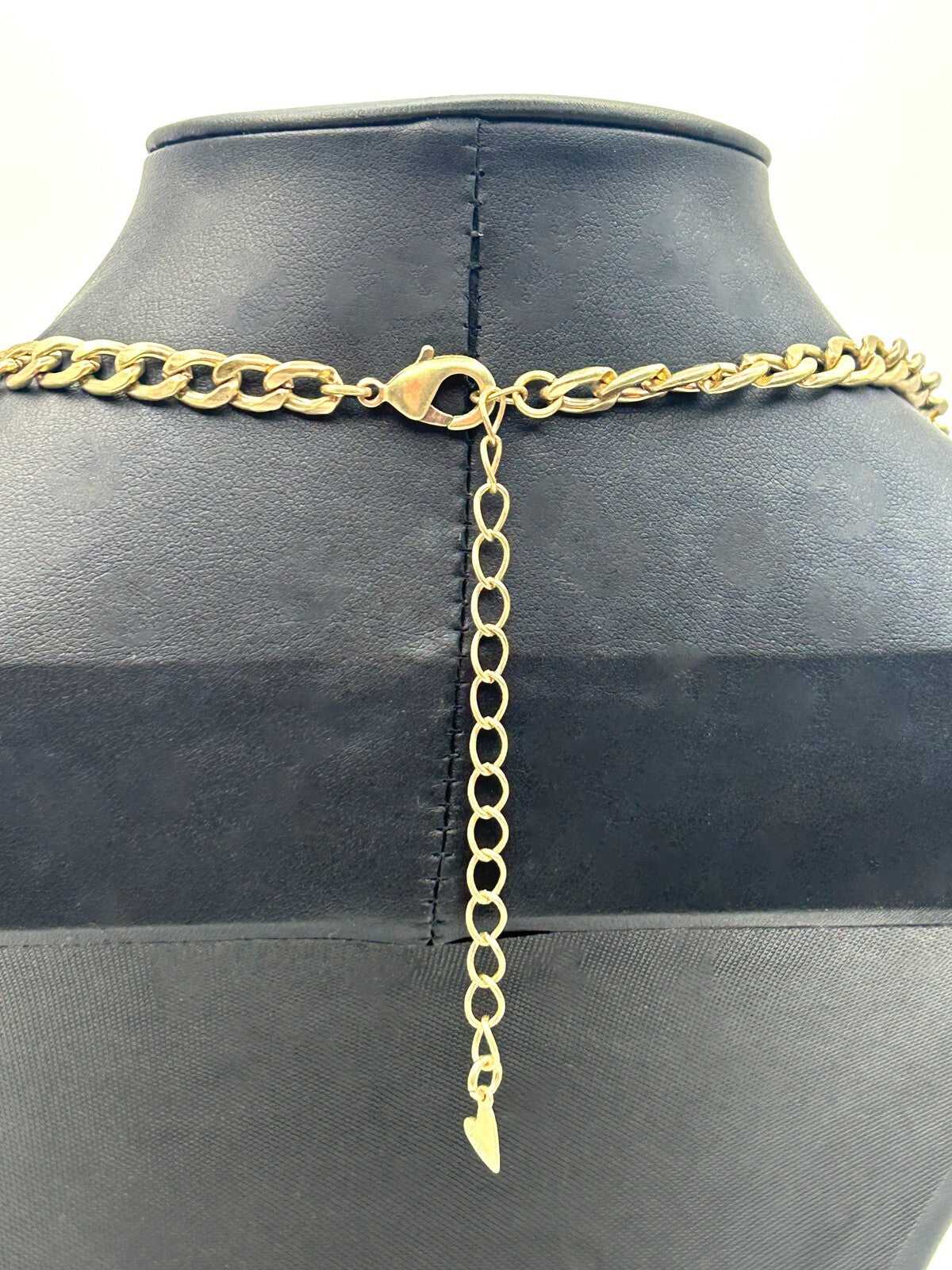 Vintage Per Una Gold Tone Floral Statement Necklace – Faux Pearl Detail, 17”