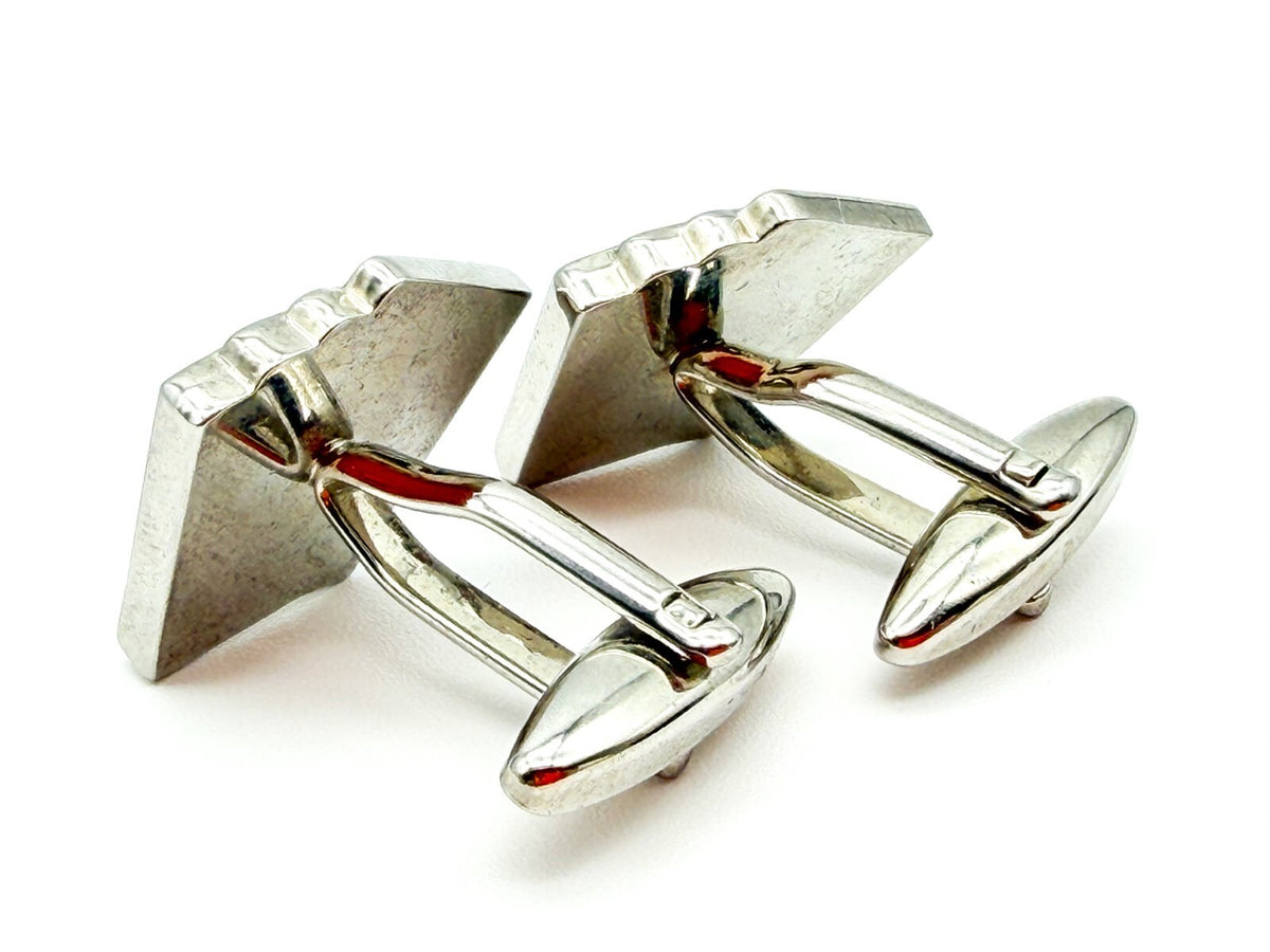 Thomas Nash Playing Card Novelty Cufflinks Silver Tone 4 Aces