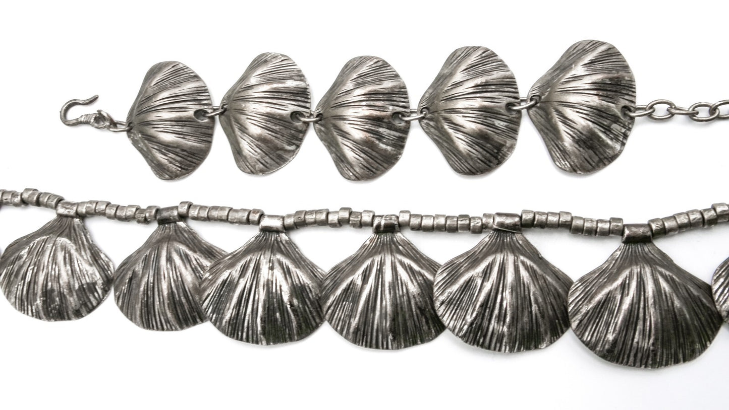Demeter Creed Shells [Bracelet and Necklace Set]