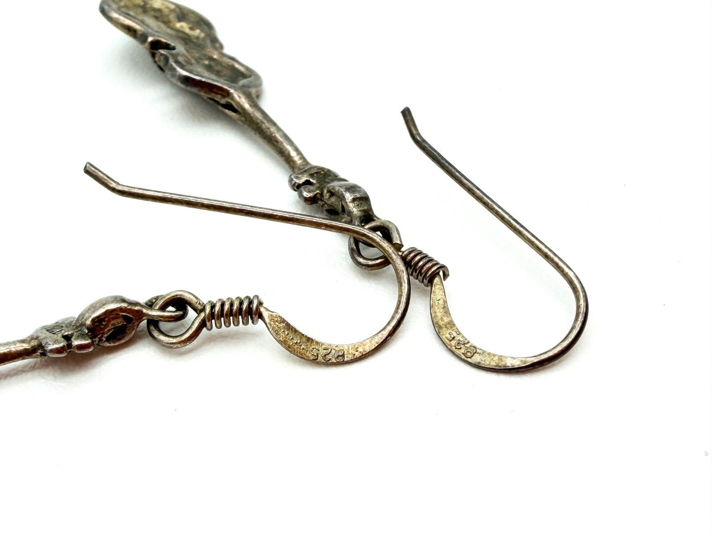 Sterling Silver 925 Double Bass Earrings Strings Instrument Novelty Music Gift