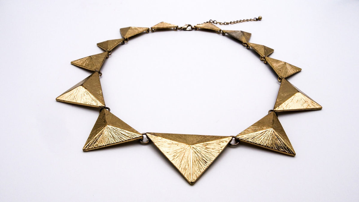 Articulated Pyramid Necklace