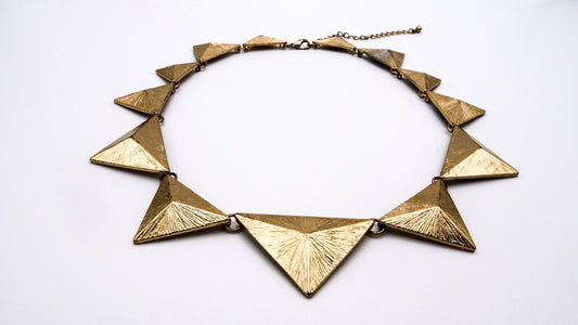 Articulated Pyramid Necklace