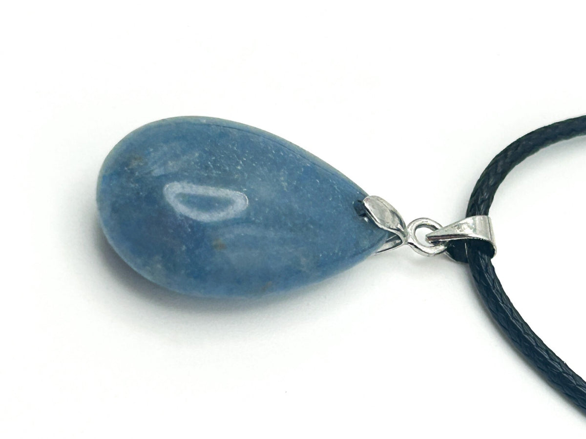 Gemstone Pendant Necklace Bundle – Quartz, Rutilated Citrine, Blue aventurine