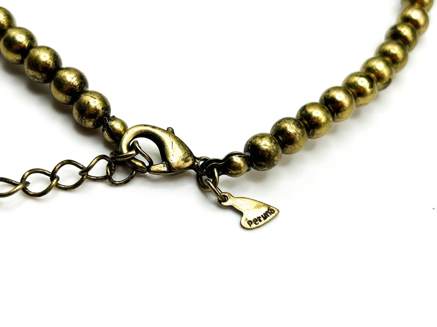Antique-Style Gold Floral Pendant Necklace
