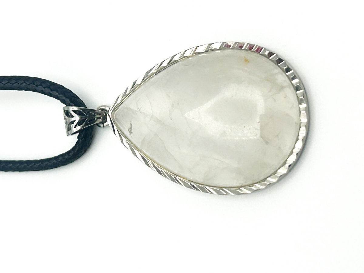 Gemstone Pendant Necklace Bundle – Quartz, Rutilated Citrine, Blue aventurine