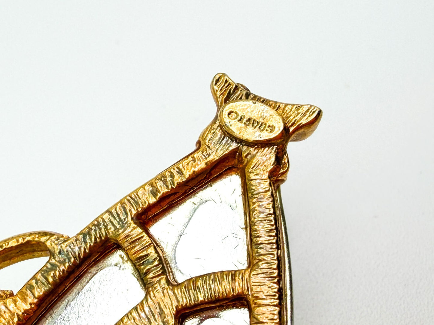 Vintage Craft (Gem-Craft) Adrien Mann Couture Giardinetti Brooch & Clip Ons