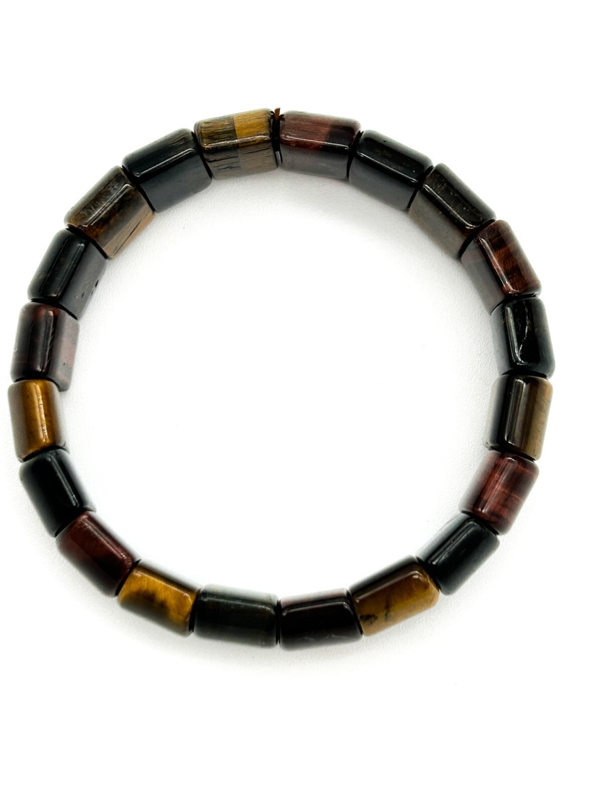 Tiger’s Eye Stretch Bracelet Multicolour Panel Stone Bracelet