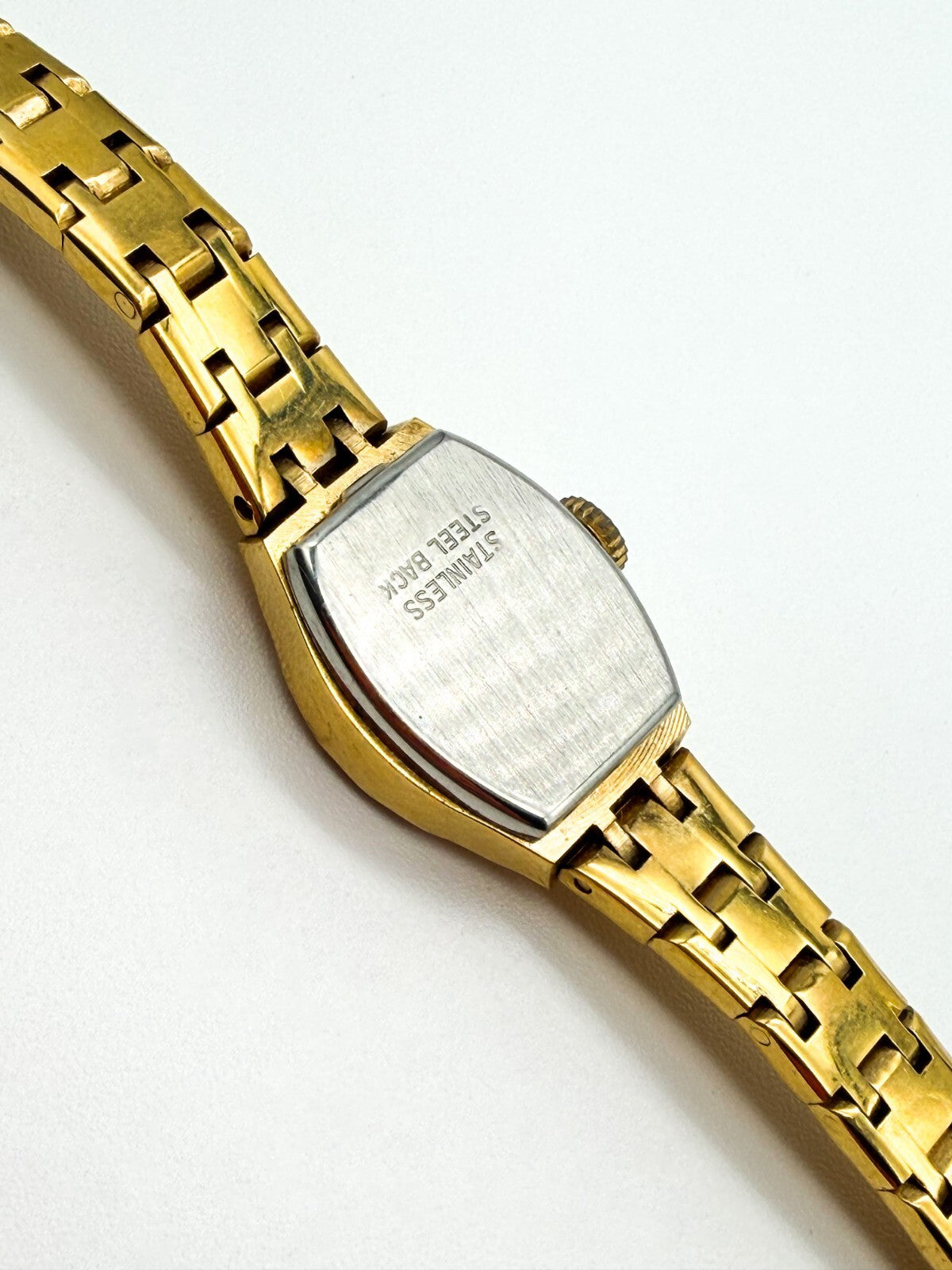 Vintage 1970s Limit International 17 Jewels Incabloc Ladies Wristwatch Gold Tone