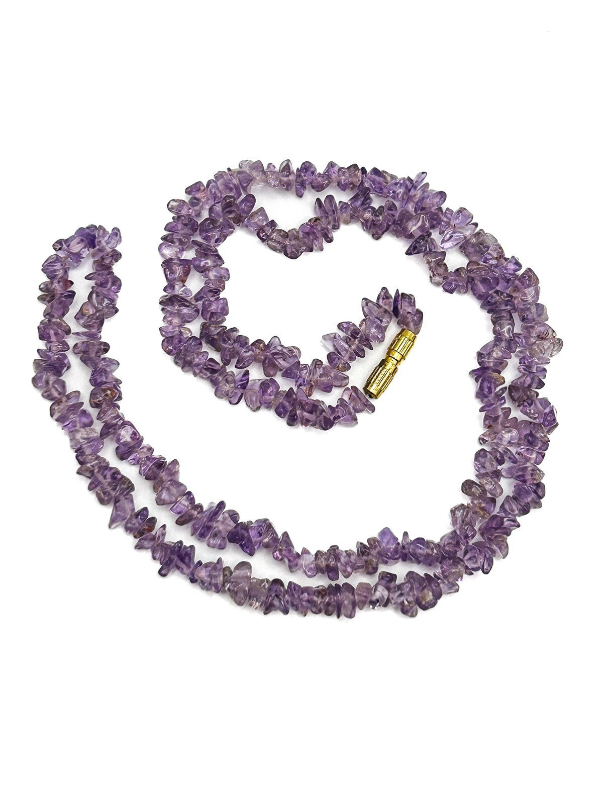 Vintage Amethyst Semi-Precious Gemstone Necklace