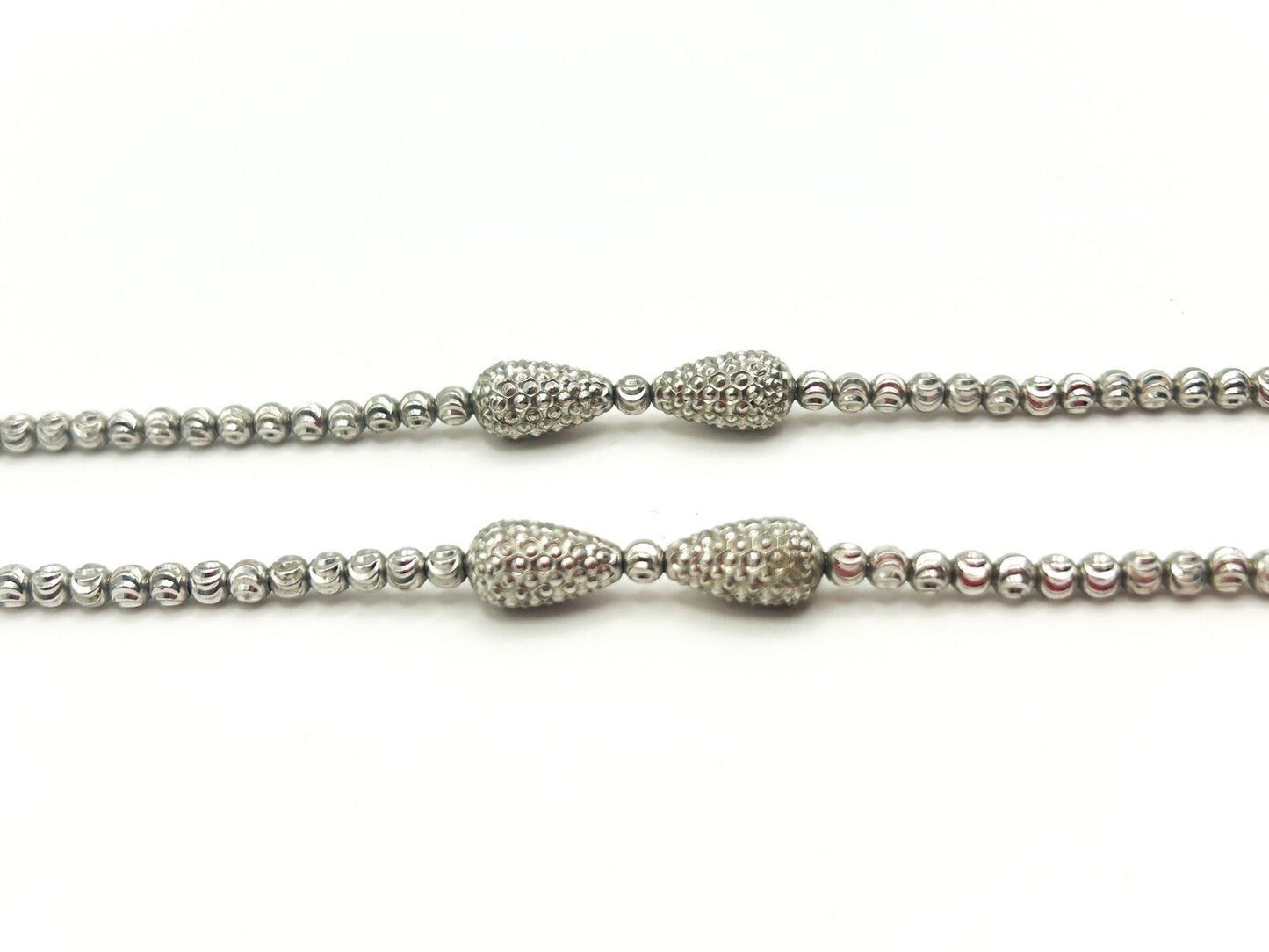 Signed OFFICINA BERNARDI Sterling Silver 925 Italy Long Necklace – 30”