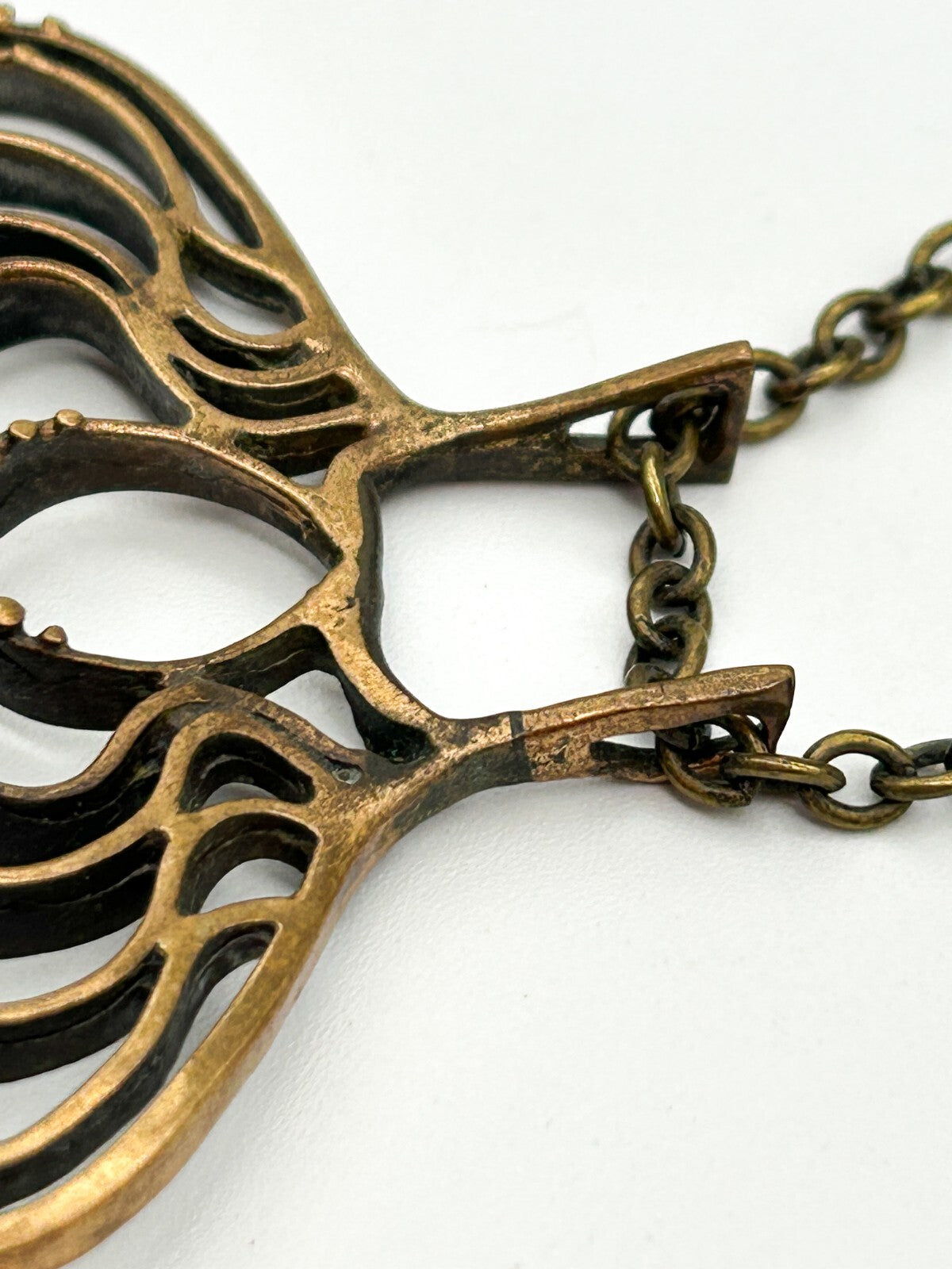 Hannu Ikonen Rainy Days Pendant Necklace Valo-Koru Finland Bronze Modernist