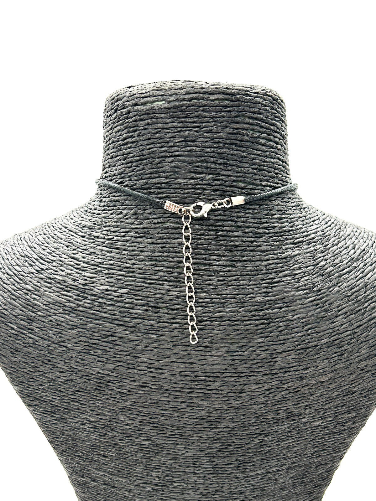 Ruby in Zoisite Heart Pendant Necklace Natural Gemstone Black Cord Necklace