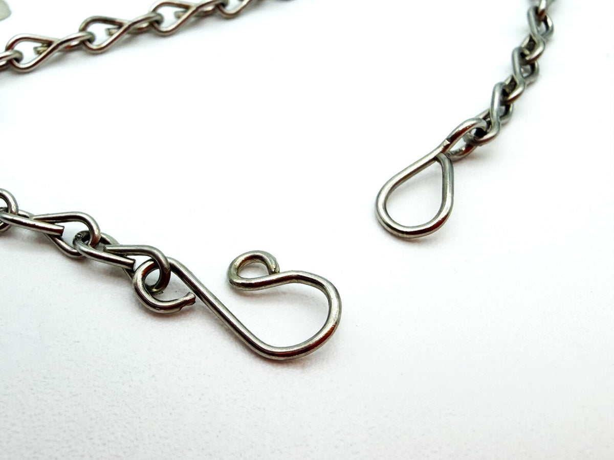 Peruvian Alpaca Silver Serpentine Necklace Earrings Set Wirework Floral Bib