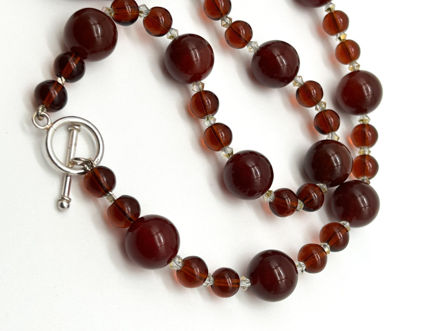 Carnelian Agate Pendant Necklace Quartz Inclusion Geode Artisan Gemstone  Boho