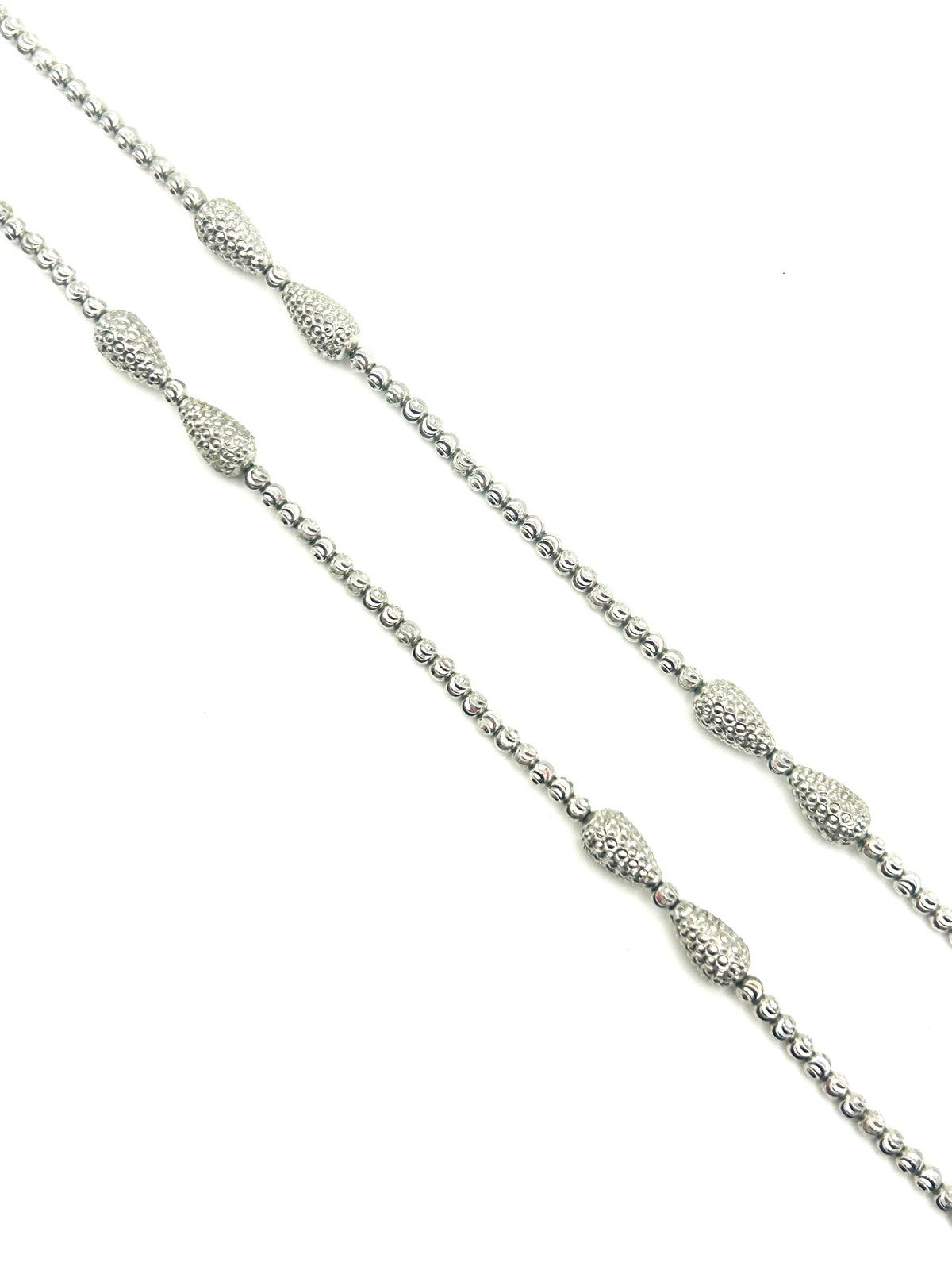 Signed OFFICINA BERNARDI Sterling Silver 925 Italy Long Necklace – 30”