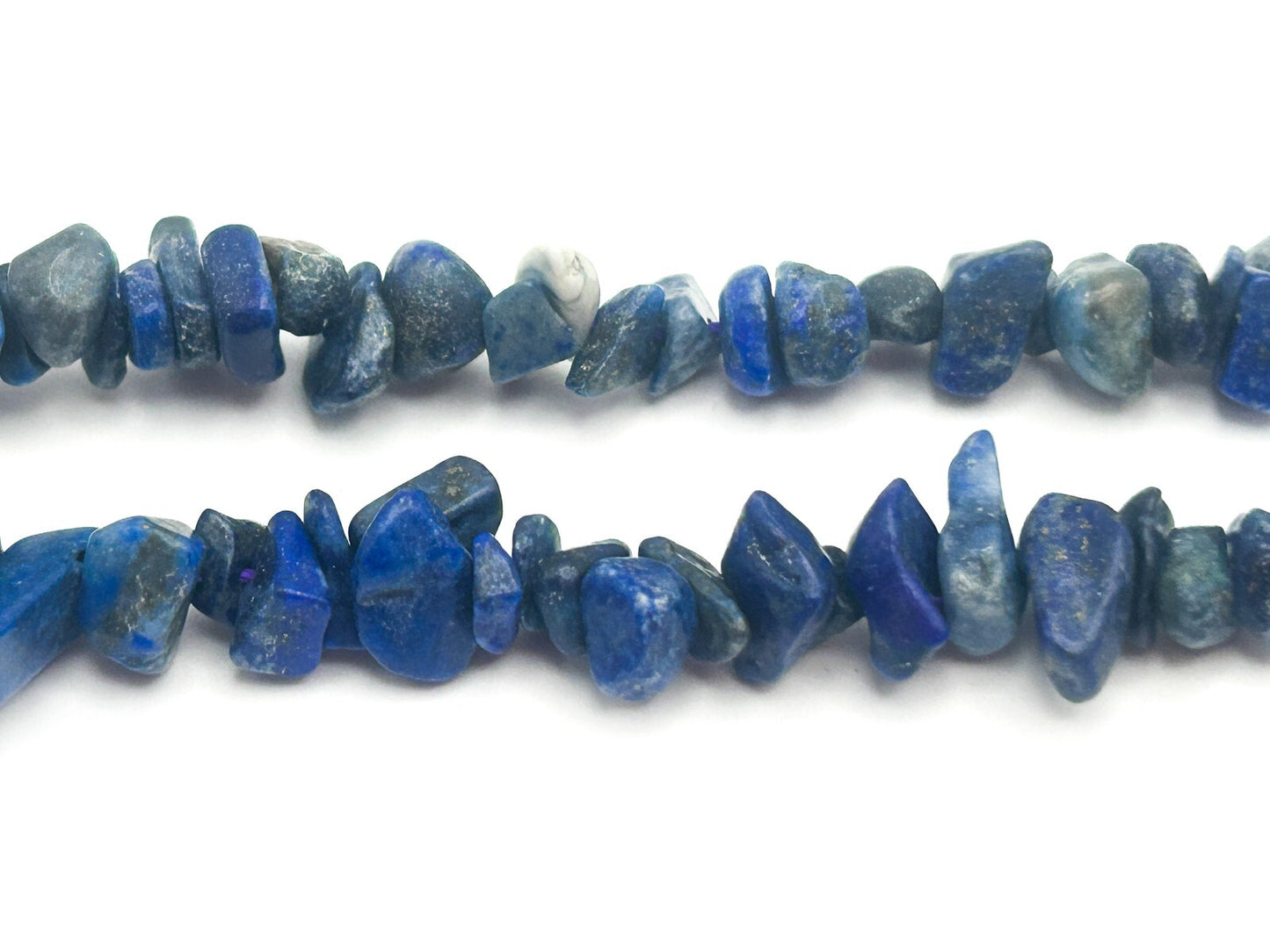 Lapis Lazuli & Sodalite Semi-precious Gemstone Chip Necklace  Bracelet Set