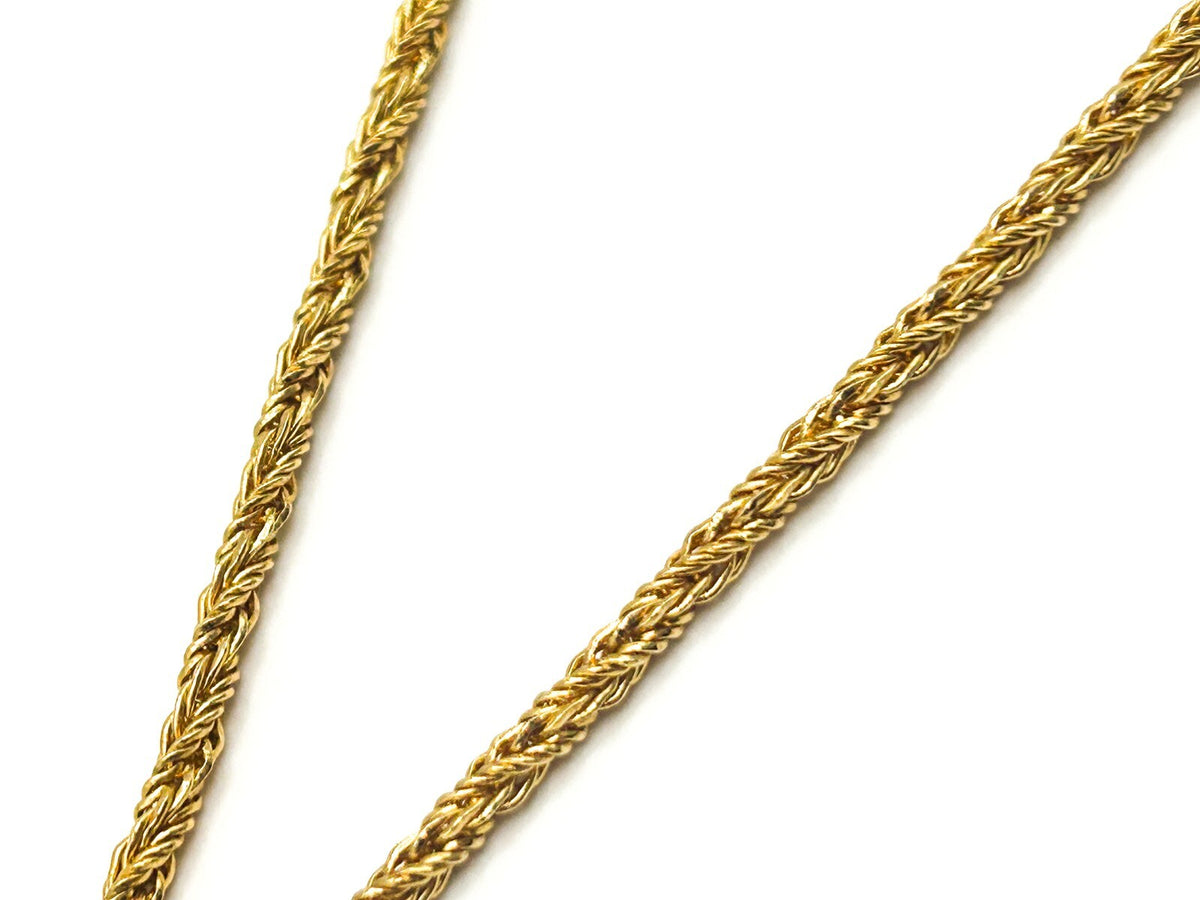 Pennino Gold Tone Leaf Statement Prong-set Faceted Garnet Stone Accent Necklace