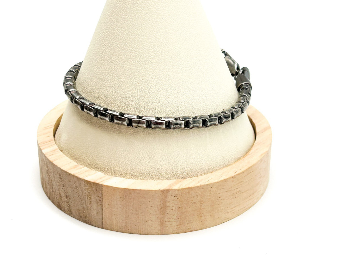 Innersoul Australia Bracelet Silver Tone Box Link Chain Y2K Vintage